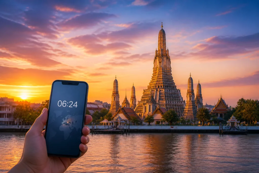 Heure Thaïlande : le décalage horaire avec la France