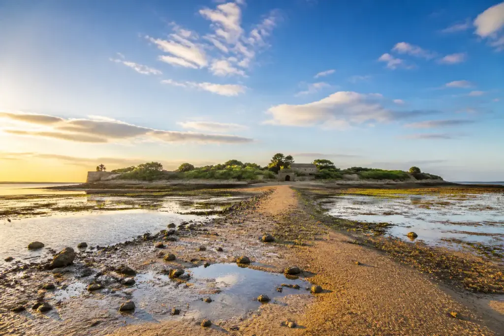 Ile madame au coucher du soleil