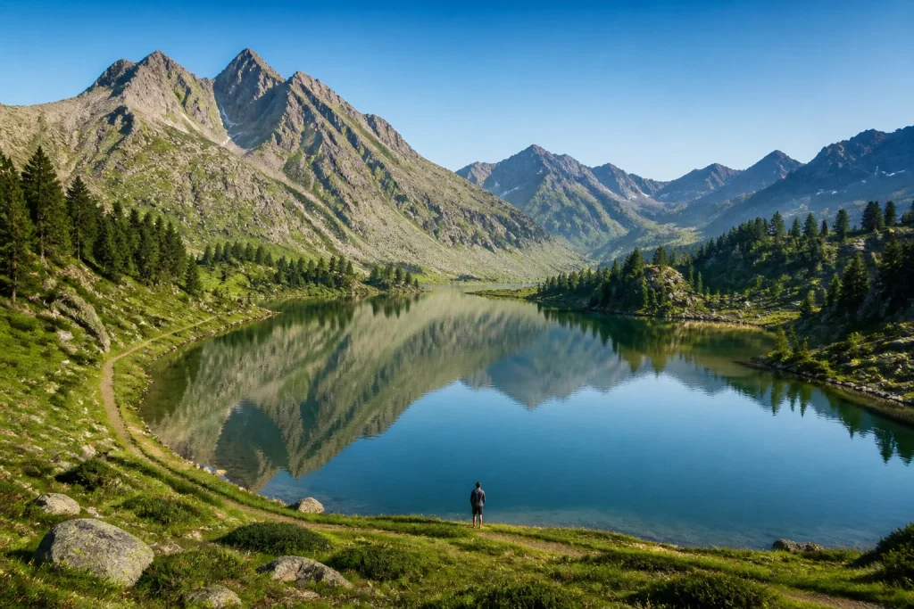 Lac destaing pyrenees francaises
