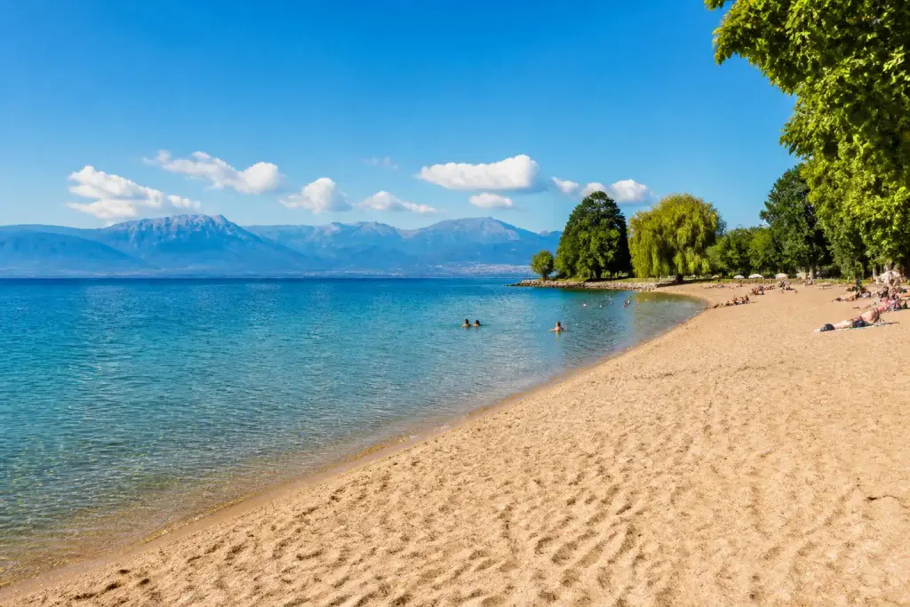 Plage du leman thonon les bains