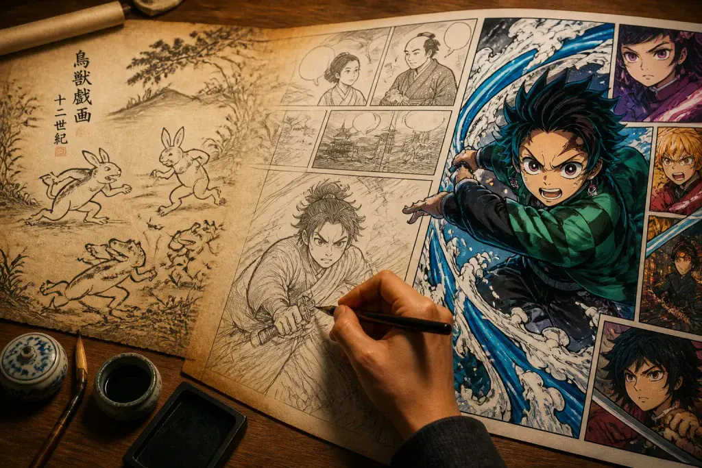 Levolution du manga des origines a nos jours