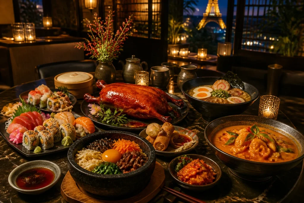 Votre restaurant asiatique à Paris : voyage gustatif