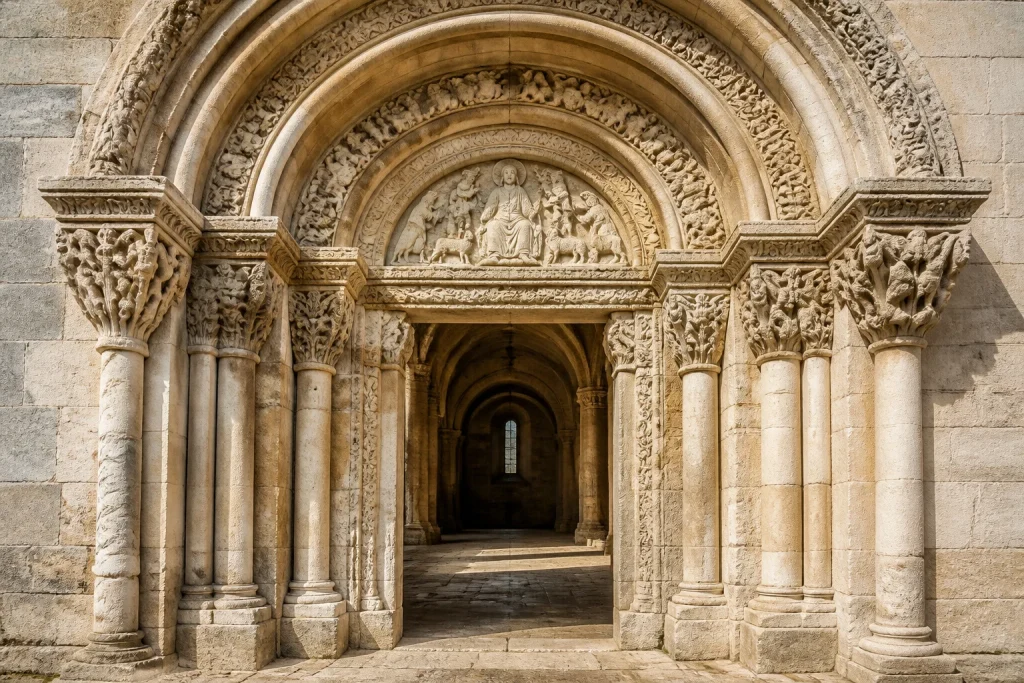 Art roman saintongeais : trésors sculptés et architectures